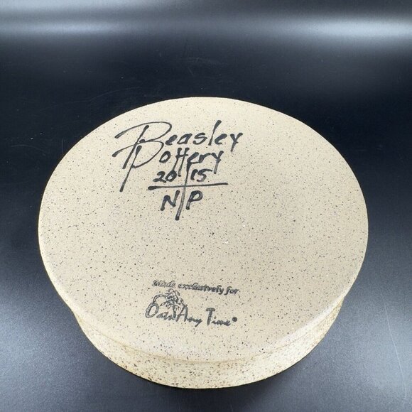 2015 Peastly Pottery Hand Made Pottery Dish Bowl Stoneware Speckled With Berries - Picture 6 of 15